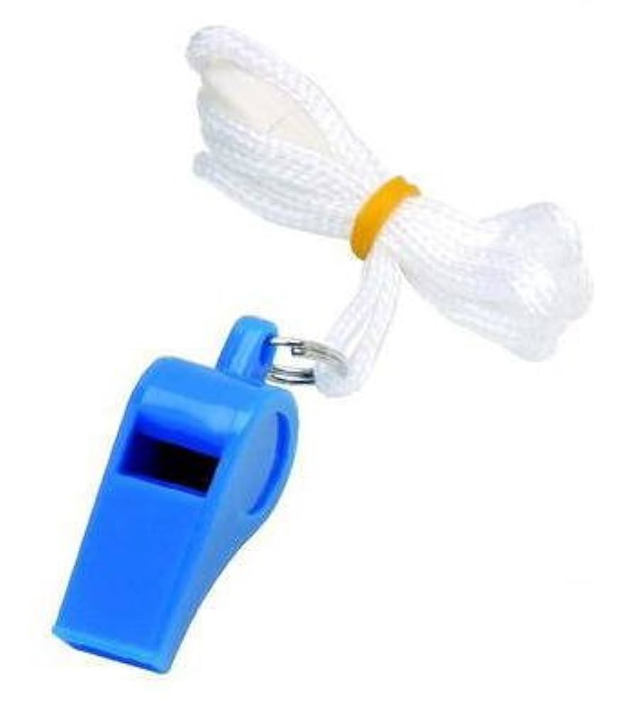 Amazon | ギンポー カラーホイッスル 銀鳥産業 (青) | ギンポー